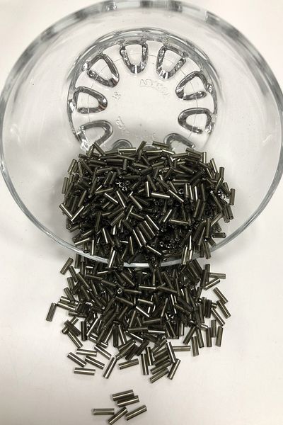 Hobigram Beads Assortment Anthracite Gray Twisted Pipe Beads 5 mm – Beads, Stylish Design, Women's Accessory – Bon