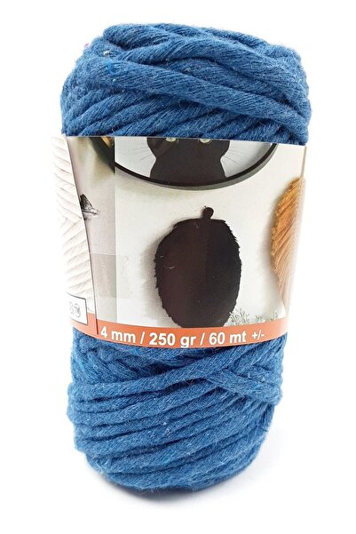 Hobigram Сакс Блакитний Скручений Прядильний Шнур – Спеціальний Дизайн, Аксесуари, Якісне Виробництво, Привабливий Стиль – Прядильний Шнур