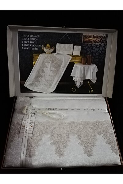 AKTAŞ ÇEYİZ Dowry Gift Prayer Rug Set