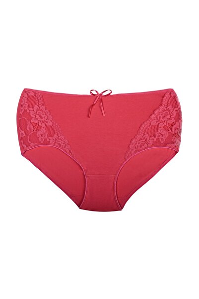 Zena Chiloți de damă, 5 bucăți, talie înaltă, din bumbac cu dantelă