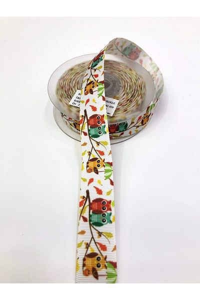 Hobigram Panglică de satin imprimată 2,5 cm – Design special, Accesoriu, Producție de calitate, Stil atrăgător – Panglică –
