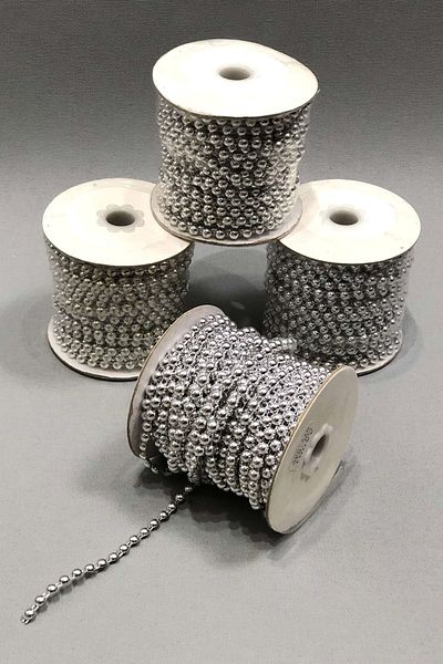 Hobigram Χάντρες Ποικιλία Ασημένια Σειρά Cut Pearl 6 Mm – Χάντρες, Κομψό Σχέδιο, Γυναικείο Αξεσουάρ – Χάντρες – Μπον