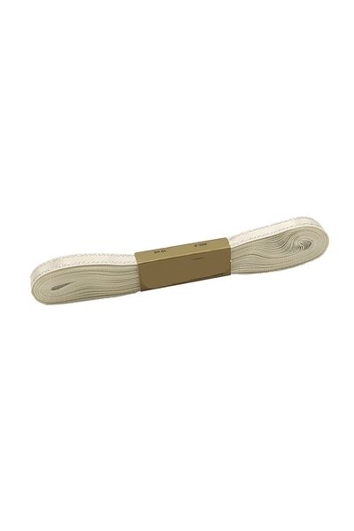 Hobigram Κρεμ Κορδέλα Glitter Edge 1 cm 10 Mt – Ειδικό Σχέδιο, Αξεσουάρ, Ποιοτική Παραγωγή, Εντυπωσιακό Στυλ – Ku