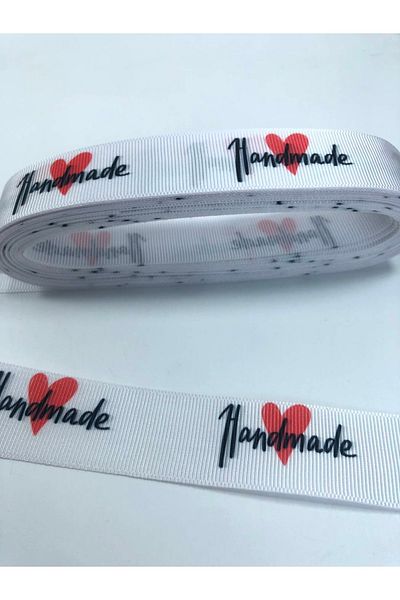Hobigram Hanmade Written Heart Pattern Grosgrain Κορδέλα – Κορδέλα, Κομψό Σχέδιο, Γυναικείο Αξεσουάρ – Κορδέλα