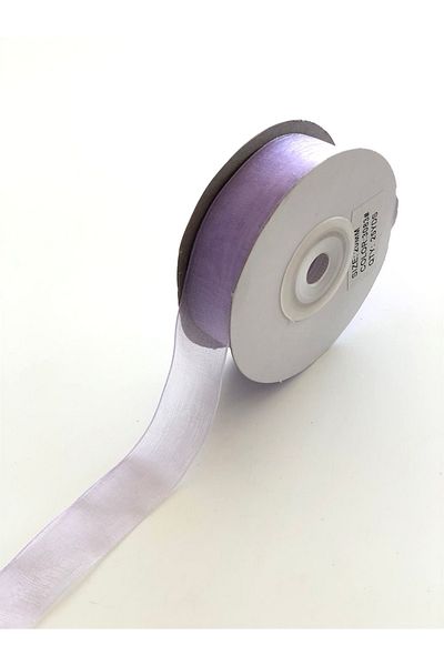 Hobigram Panglică Organza Liliac 2cm – Design Special, Accesoriu, Producție de Calitate, Stil Glamour – Panglică Decorativă