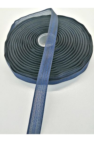 Hobigram Navy Blue Λινή Κορδέλα 2 εκ. 5 μέτρα – Ειδικό Σχέδιο, Αξεσουάρ, Ποιοτική Παραγωγή, Στυλ που τραβάει τα βλέμματα – Κορδόνι