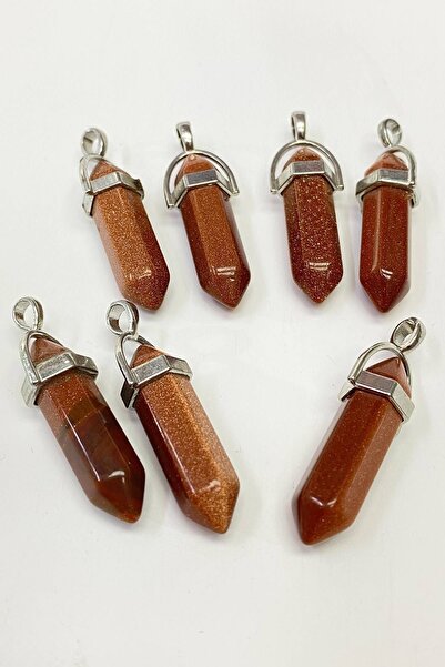 Hobigram Kahve Yıldız Taşı Çivi Akik Doğal Taş Kolye Ucu – Kolye Ucu, Şık Tas...