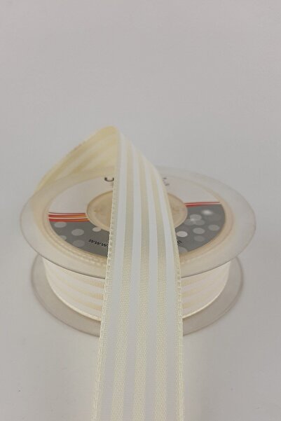 Hobigram Μπεζ ριγέ κορδέλα ταφτά – Ειδικό σχέδιο, αξεσουάρ, ποιοτική παραγωγή, λαμπερό στυλ – κορδέλα – κορδέλα