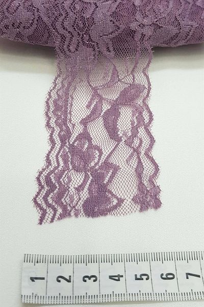 Hobigram Panglică din dantelă elastică din Lycra liliac închis – Design special, Accesoriu, Producție de calitate, Stil atrăgător – De