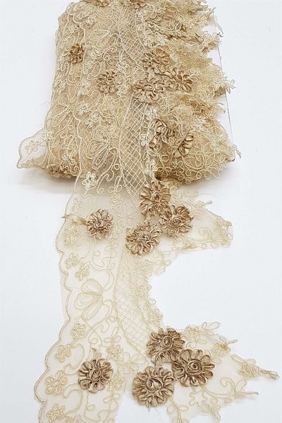 Hobigram Δαντέλα Mink Floral French Guipure Edge – Ειδικό σχέδιο, Αξεσουάρ, Ποιοτική Παραγωγή, Στυλ που τραβάει τα βλέμματα