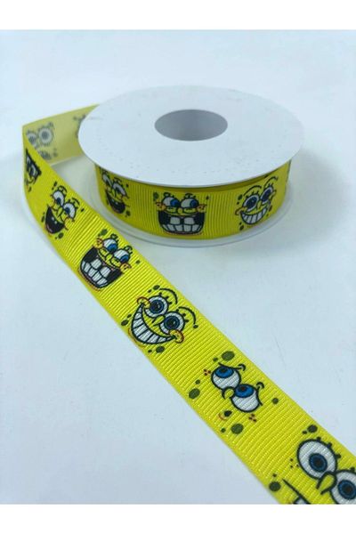 Hobigram Κορδέλα Grosgrain με σχέδιο Μπομπ Σφουγγαράκης – Προσαρμοσμένο σχέδιο, Αξεσουάρ, Ποιοτική Παραγωγή, Εντυπωσιακό Στυλ – Kurd