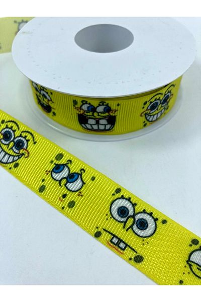 Hobigram Κορδέλα Grosgrain με σχέδιο Μπομπ Σφουγγαράκης – Προσαρμοσμένο σχέδιο, Αξεσουάρ, Ποιοτική Παραγωγή, Εντυπωσιακό Στυλ – Kurd