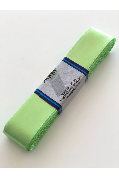 Hobigram Ανοιχτό πράσινο σατέν κορδέλα 3 cm 5 M – Ειδικό σχέδιο, αξεσουάρ, ποιοτική παραγωγή, εντυπωσιακό στυλ – Κορδέλα