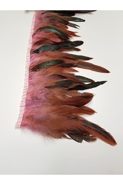 Hobigram Αξεσουάρ πάρτι Pink Sandal Feather 1 Mt – Διακοσμητική κορδέλα, Κομψό Σχέδιο, Γυναικείο Αξεσουάρ