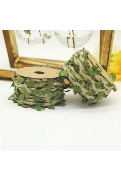 Hobigram Hasır Ipli Yaprak Şerit 1 Top – Özel Tasarım, Aksesuar, Kaliteli Üre...