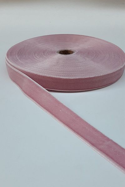 Hobigram Βελούδινη κορδέλα πούδρας 2 cm 5 Mt – Ειδικό σχέδιο, αξεσουάρ, ποιοτική παραγωγή, λαμπερό στυλ – κορδέλα