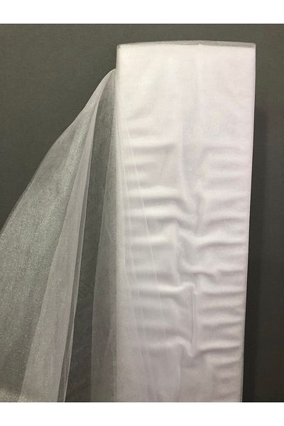 Hobigram Λευκό Κρυστάλλινο Τούλι – Ειδικό Σχέδιο, Αξεσουάρ, Ποιοτική Παραγωγή, Λαμπερό Στυλ – Διακοσμητική Κορδέλα