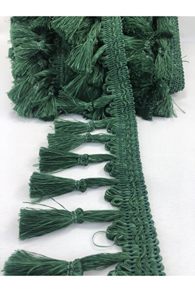 Hobigram Темно-зелений пучок з бахромою – спеціальний дизайн, аксесуар, якісне виготовлення, привабливий стиль