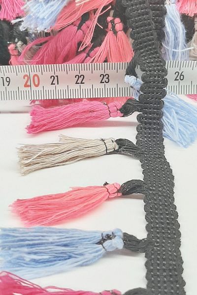 Hobigram Carnival Cotton Fringe Ribbon – Διακοσμητική κορδέλα, Κομψό Σχέδιο, Γυναικείο Αξεσουάρ – Διακοσμητική Κορδέλα – Deko