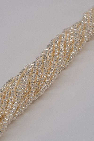Hobigram Sortiment de mărgele Cremă strălucitoare Mărgele de nisip – Mărgele, Design elegant, Accesoriu pentru femei – Mărgele