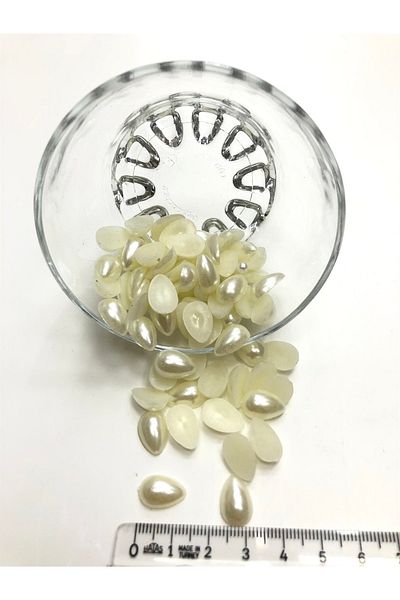 Hobigram Mărgele de plastic cu jumătate de perle – Design special, Accesoriu, Producție de calitate, Stil atrăgător – Mărgele