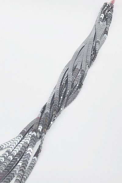 Hobigram Hematite Arrow Mark Flat Stone Beads – Ειδικό σχέδιο, αξεσουάρ, ποιοτική παραγωγή, εντυπωσιακό στυλ