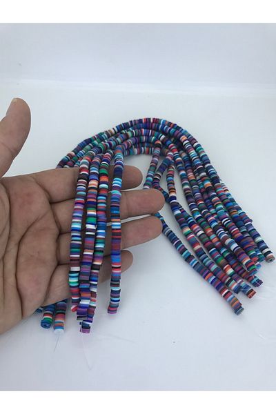 Hobigram Μπλε Μωβ Πολύχρωμες Χάντρες Ζύμης Fimo – Ειδικό Σχέδιο, Αξεσουάρ, Ποιοτική Παραγωγή, Στυλ που τραβάει τα βλέμματα – Bo