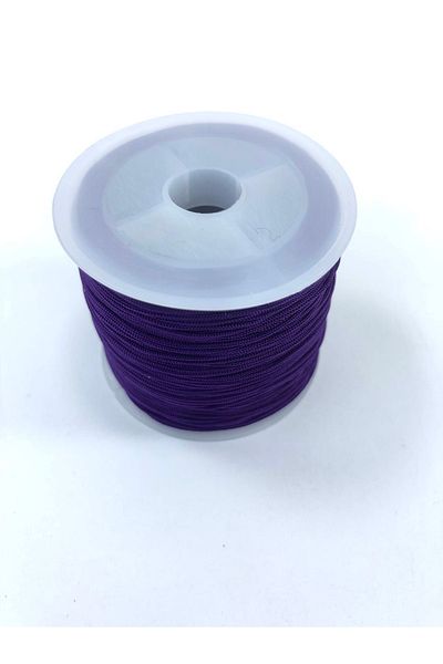 Hobigram Frânghie de parașută de prima calitate (10 METRI) violet închis – mărgele, design elegant, accesoriu pentru femei – mărgele