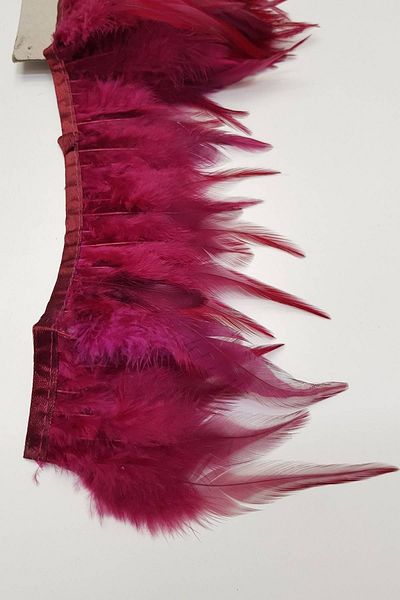 Hobigram Dark Burgundy Rooster Feather – Ειδικό Σχέδιο, Αξεσουάρ, Ποιοτική Παραγωγή, Στυλ που τραβάει τα βλέμματα – Διακοσμητική λωρίδα