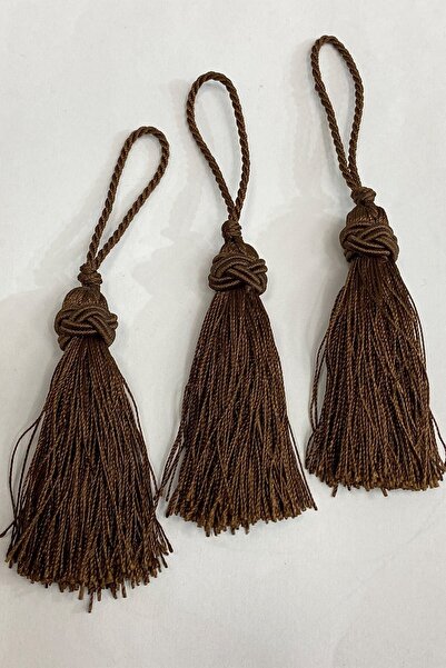 Hobigram Kahverengi Topuzlu Püskül 1 Adet Boy 7 Cm – Diğer Parti Malzemeleri,...