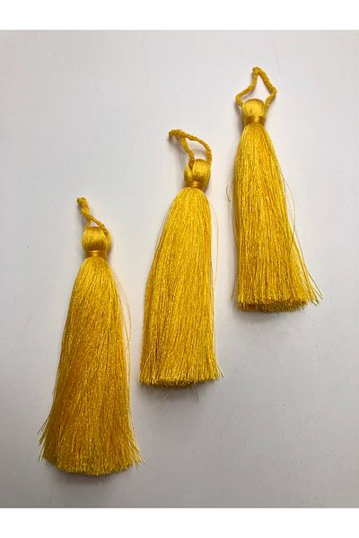 Hobigram Ciucuri unic galben închis 10cm 1 bucată – Design special, Accesoriu, Producție de calitate, Stil atrăgător – Deco