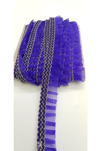 Hobigram Organza Water Stone Ruffle Fk-1027 – تصميم خاص، إكسسوار، إنتاج عالي الجودة، طراز مذهل – ديكورات