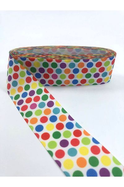 Hobigram Πολύχρωμη στρογγυλή κορδέλα Grosgrain – Ειδικό σχέδιο, αξεσουάρ, ποιοτική παραγωγή, λαμπερή στυλ