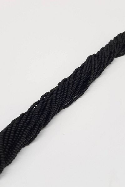 Hobigram Μαύρες ματ χάντρες από άμμο – Ειδικό σχέδιο, αξεσουάρ, ποιοτική παραγωγή, εντυπωσιακό στυλ – χάντρες