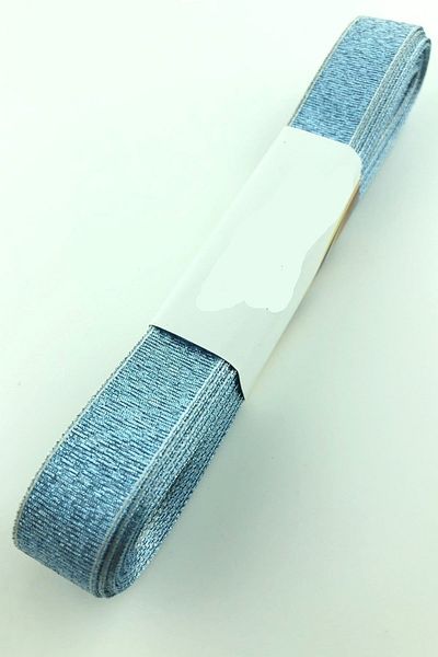 Hobigram Panglică cu sclipici albastră 1,5 cm – Panglică, Design elegant, Accesoriu pentru femei
