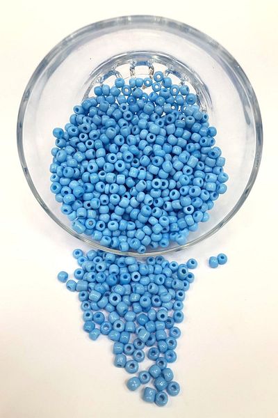 Hobigram Baby Blue Sand Beads 4 mm – Χάντρες, Κομψό Σχέδιο, Γυναικείο Αξεσουάρ – Χάντρες