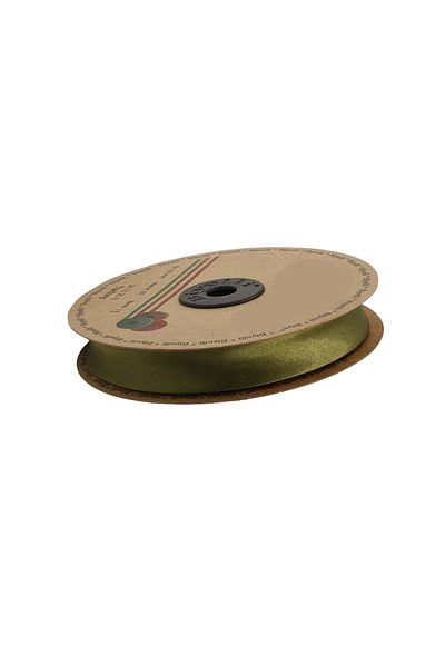 Hobigram Khaki Satin Biye 2 cm 25 μέτρα – Ειδικό σχέδιο, Αξεσουάρ, Ποιοτική Παραγωγή, Εντυπωσιακό Στυλ – Κορδέλα –