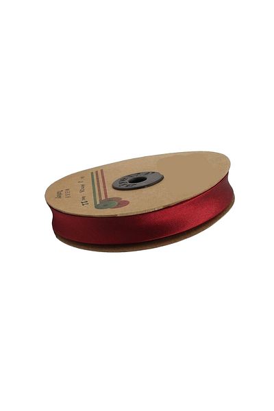 Hobigram Βουργουνδία Satin Biye 2 cm 25 μέτρα – Ειδικό σχέδιο, Αξεσουάρ, Ποιοτική Παραγωγή, Εντυπωσιακό Στυλ – Κορδέλα
