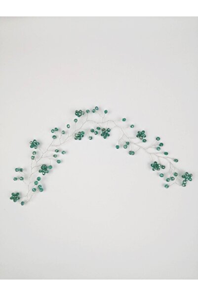 Hobigram Green Crystal Stone Hair and Turban Accessory – Other Hair Accessories, Stylish Design, Women's Accessory