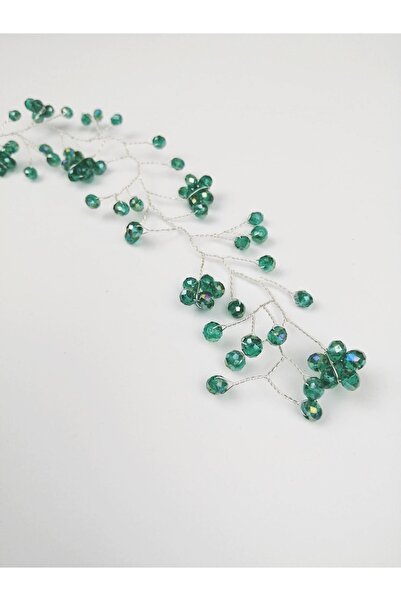 Hobigram Green Crystal Stone Hair and Turban Accessory – Other Hair Accessories, Stylish Design, Women's Accessory