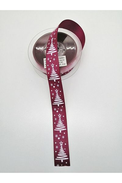 Hobigram Purple Pine Tree Grosgrain Κορδέλα 2,5 cm 2 Yards – Κορδέλα, Κομψό Σχέδιο, Γυναικείο Αξεσουάρ – Κορδέλα – Ku