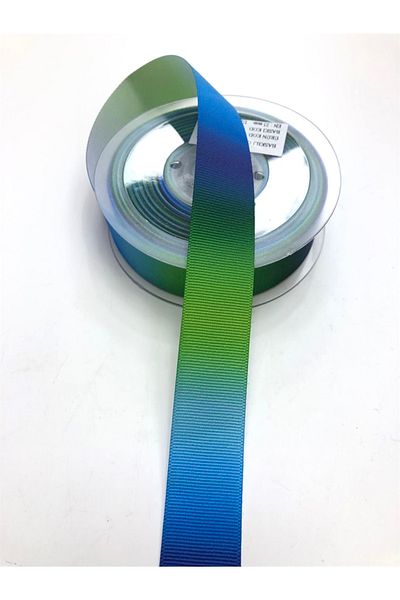 Hobigram Panglică Grosgrain cu Motiv Curcubeu 2,5 Cm – Panglică, Design Elegant, Accesoriu Femei