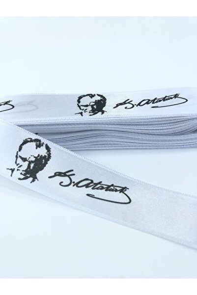 Hobigram Σατέν κορδέλα με υπογραφή Atatürk – Ειδικό σχέδιο, Αξεσουάρ, Ποιοτική Παραγωγή, Εντυπωσιακό Στυλ – Κορδέλα