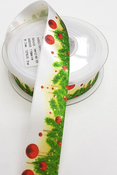 Hobigram Τυπωμένη σατέν κορδέλα 2,5 cm – Ειδικό σχέδιο, αξεσουάρ, ποιοτική παραγωγή, λαμπερό στυλ – Κορδέλα –