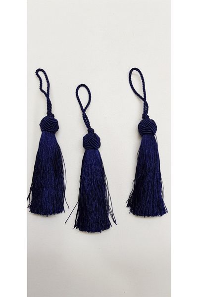 Hobigram Μπλε πόμολο Μονή Φούντα 12cm 1 Τεμάχιο-tps-1070 – Διακοσμητική κορδέλα, Κομψό Σχέδιο, Γυναικείο Αξεσουάρ