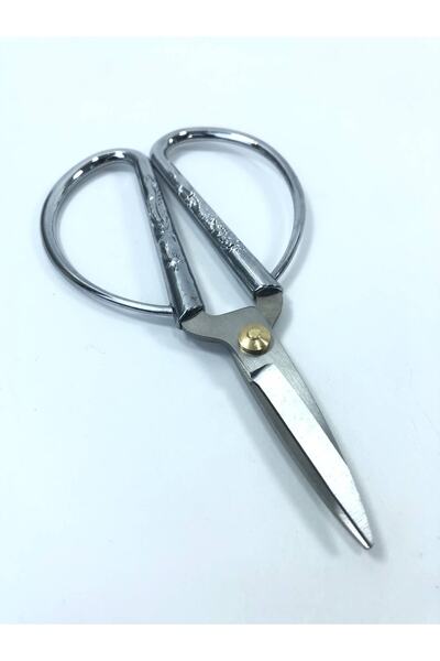 Hobigram Silver Flower Detailed Scissors – Special Design, Accessory, Quality Production, Eye-Catching Style
