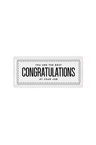The Mia Rectangular Serving Congratulations - 35 X 16 Cm