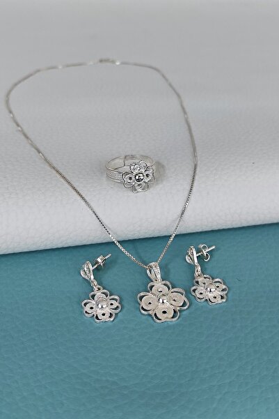 Mutlu Gümüş Telkari Takım