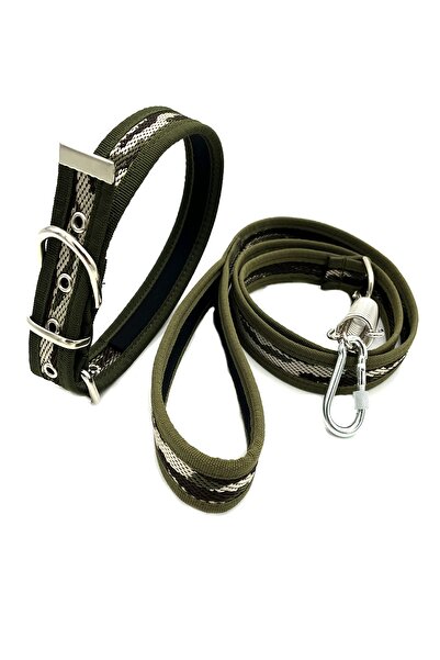Tasma Market Military Camouflage Dog Collar and Dog Walking Set