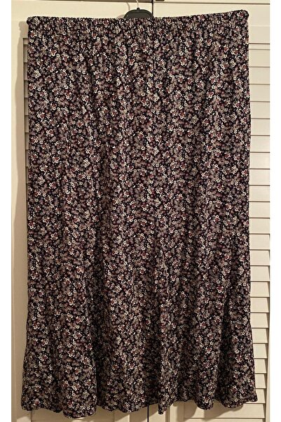 NOBLE STORE Μητρική φούστα με σχέδιο ελαστική βισκόζη